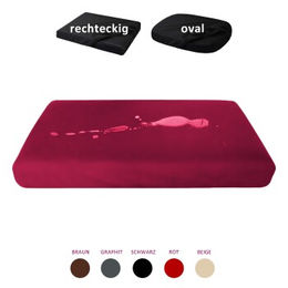 Tierlando Quick-Cover Soft Velours Alice Matratzenschoner für Hundematten in Rot – Bild 1 von 2