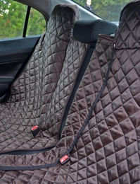 tierlando REX Autoschondecke teilbar mit Reißverschluss Braun 200 x 140 cm wasserabweisend aus Polyester – Bild 1 von 3