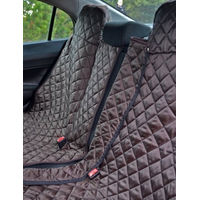 Produktbild von tierlando REX Autoschondecke teilbar mit Reißverschluss Braun 200 x 140 cm wasserabweisend aus Polyester
