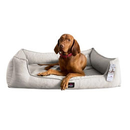 tierlando Scarlett orthopädisches Hundebett mit Memory Foam und Matratzenschoner Beige 90x75 cm – Bild 1 von 4