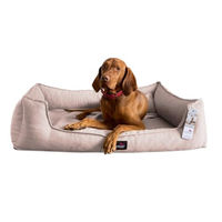 Produktbild von tierlando Scarlett Orthopädisches Hundebett mit Memory Foam und Matratzenschoner Rose 90x75 cm