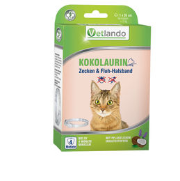 Produktbild von Tierlando Zecken und Floh-Halsband für Katzen