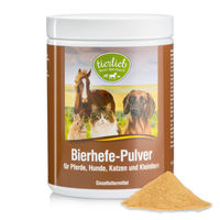 Produktbild von tierlieb Bierhefe-Pulver mit Vitaminen für Hunde und Katzen 600 g