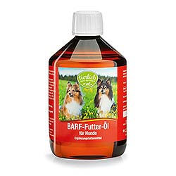 tierlieb Sanct Bernhard BARF Futteröl für Hunde kaltgepresst mit Vitamin E 500 ml – Bild 1 von 1