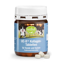 Produktbild von tierlieb UC-II Kollagen-Tabletten zur Unterstützung von Gelenken, Muskeln und Knochen 120 Stück