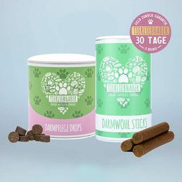 Produktbild von Tierliebhaber-Animagus Analdrüsen Bundle Funktionssnack mit Insekten zur Magen-Darm-Unterstützung für Hunde aller Größen und Altersstufen - 2 x 350 g