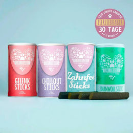 Produktbild von Tierliebhaber Animagus Funktionssnack Stick Bundle Kaltgepresst mit Insekten - 14 x 350 g