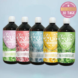 Produktbild von tierliebhaber-animagus Kräutersaft Bundle Ergänzungsfutter für Gelenke Immunsystem Verdauung und Atemwege
