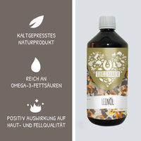 Produktbild von Tierliebhaber Animagus Leinöl für Pferde mit Omega-3 und Vitamin D 1L