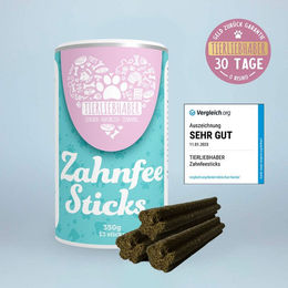 Produktbild von tierliebhaber-animagus Zahnfee Sticks Zahnpflege-Snack mit Insekten kaltgepresst 350g - 13 x 350 g