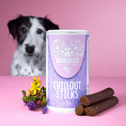 Tierliebhaber Chillout Sticks Veganer Beruhigungs-Funktionssnack für Hunde ohne tierisches Protein 350g - 14 x 25 g – Bild 1 von 6