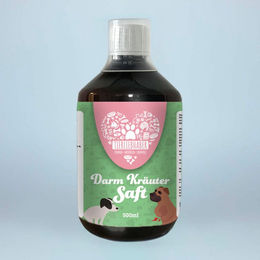 Tierliebhaber Darmkräutersaft für Hunde 500ml zur Unterstützung der Magen-Darm-Verdauung ohne tierisches Protein - 500 ml – Bild 1 von 4