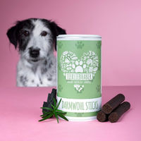 Produktbild von Tierliebhaber Darmwohl Sticks Funktionssnack für Hunde zur Unterstützung der Magen-Darm-Verdauung mit Probiotika - 14 x 25 g