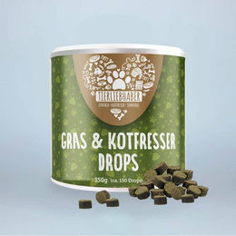 Tierliebhaber Gras- und Kotfresser Drops Verdauungshilfe für Hunde 350g - 350 g – Bild 1 von 9