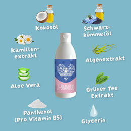 Produktbild von Tierliebhaber Hundeshampoo mit Kokos und Schwarzkümmel 250ml