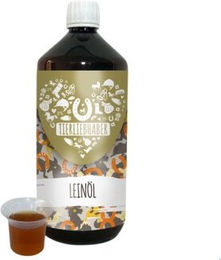 Tierliebhaber Leinöl für Pferde zur Unterstützung von Haut, Fell und Verdauung 1 Liter - 1 l – Bild 1 von 3