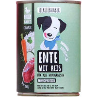 Produktbild von Tierliebhaber Nassfutter Ente mit Reis Monoprotein Sensitive 400g