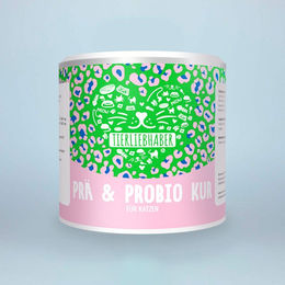 Produktbild von Tierliebhaber Prä & Probio Kur für Katzen als natürliches Pulver zur Unterstützung der Magen-Darm-Gesundheit und Verdauung - 80 g