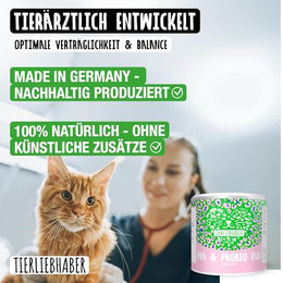 TIERLIEBHABER Prä- und Probio Darmkur für Katzen mit Probiotika und Flohsamen 80g - 75 g – Bild 1 von 8