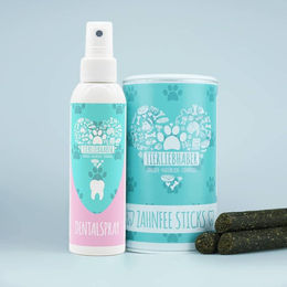 Produktbild von Tierliebhaber Zahnpflege Bundle für Hunde gegen Zahnstein und Maulgeruch 100% natürlich