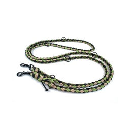 Tierluxe Foxy Hundeleine aus handgemachtem Paracord in Grün mit 200 cm Länge - 200 cm – Bild 1 von 2