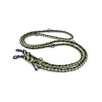 Produktbild von Tierluxe Foxy Hundeleine aus handgemachtem Paracord in Grün mit 200 cm Länge - 200 cm