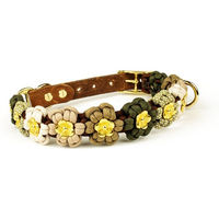 Produktbild von Tierluxe Hunde-Halsband Blumen Paracord Handgemacht Wasserabweisend