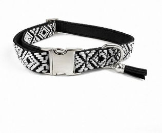 Tierluxe Hunde-Halsband Cappuccino mit Ethno Muster – Bild 1 von 1