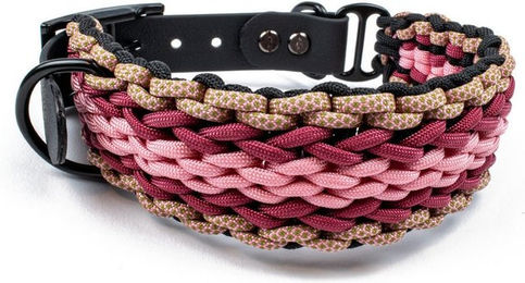 Tierluxe Hunde-Halsband Paracord Handgemacht Natur – Bild 1 von 5