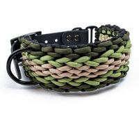 Produktbild von Tierluxe Hunde-Halsband Paracord Handgemacht Natur