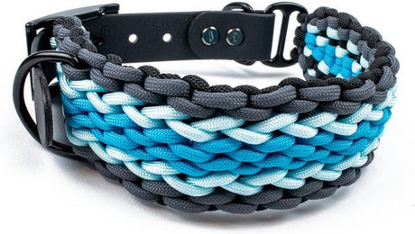 Tierluxe Hunde-Halsband Paracord Handgemacht Natur – Bild 1 von 5