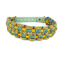 Produktbild von Tierluxe Hunde-Halsband Welle aus Biothane und Paracord wasserfest bunt
