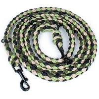 Produktbild von Tierluxe Hundeleine aus Paracord handgemacht Natur Grün Bunt