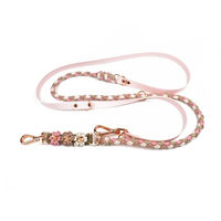 Produktbild von Tierluxe Hundeleine Blumen Biothane Paracord Rosa 200 cm