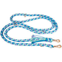 Produktbild von Tierluxe Hundeleine Foxy aus Paracord handgemacht blau bunt