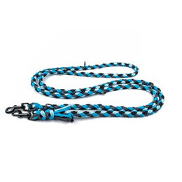 Tierluxe Hundeleine Foxy Handgemacht Paracord Blau 200 cm - 200 cm – Bild 1 von 2