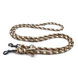Tierluxe Hundeschleppleine Foxy Handgemacht Paracord Braun 200 cm - 200 cm – Bild 1 von 2