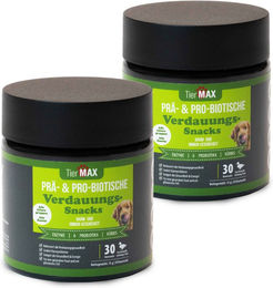 TierMAX Prä & probiotische Gastrointestinal Funktionssnacks mit Ente 60 Stück – Bild 1 von 4