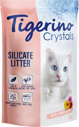 Produktbild von Tigerino Crystals Katzenstreu Silikatstreu Blütenduft 6 x 5 l - 6 x 5 l