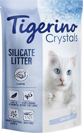 Tigerino Crystals Sensitive klumpende Silikat-Katzenstreu parfümfrei 5 l - 5 l – Bild 1 von 1