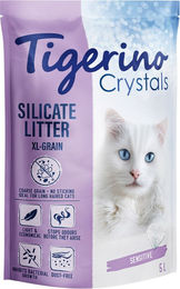 Produktbild von Tigerino Crystals XL-Grain Sensitive Katzenstreu Silikatstreu parfümfrei 6 x 5 l - 6 x 5 l