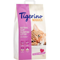 Produktbild von Tigerino Nuggies Katzenstreu Klumpstreu Babypuderduft 14 l - 14 l