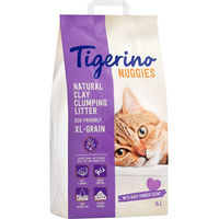 Produktbild von Tigerino Nuggies Katzenstreu Klumpstreu Babypuderduft 14 l - 14 l