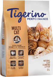 Produktbild von Tigerino Performance Multi Cat Katzenstreu Klumpstreu Babypuder 2 x 12 l - 2 x 12 l