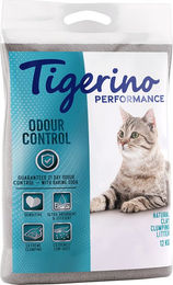 Produktbild von Tigerino Performance Odour Control Katzenstreu mit Natron unparfümiert 12 kg - 12 kg