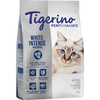 Produktbild von Tigerino Performance White Intense Blue Signal Katzenstreu Klumpstreu Frischeduft 2 x 12 l - 2 x 12 l