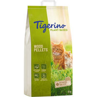 Produktbild von Tigerino Plant-Based Holz-Pellets Katzenstreu unparfümiert 15 kg - 30 l