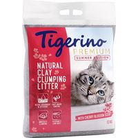 Produktbild von Tigerino Premium Katzenklumpstreu Kirschblütenduft 12 kg - 12 kg