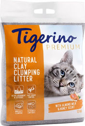 Produktbild von Tigerino Premium Katzenklumpstreu Mandelmilch- & Honigduft 12 kg - 12 kg
