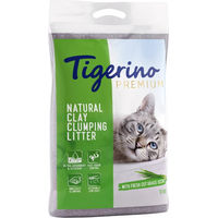 Produktbild von Tigerino Premium Katzenklumpstreu mit Duft nach frischem Gras 12 kg - 12 kg